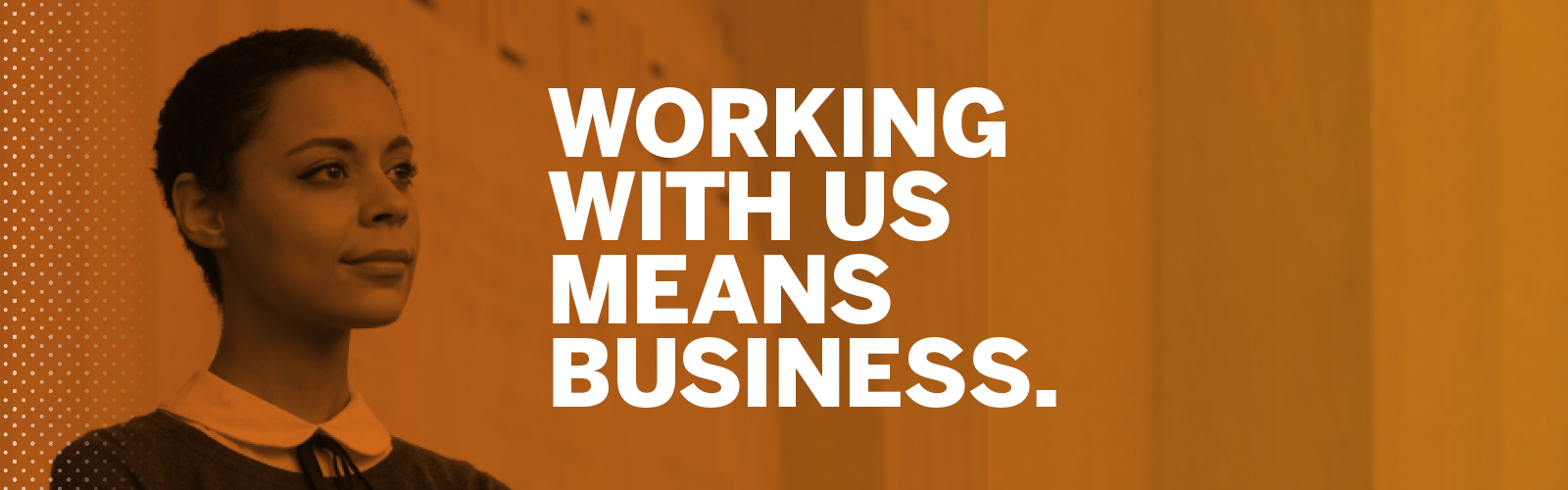 HUB and Small Business slogan graphic
