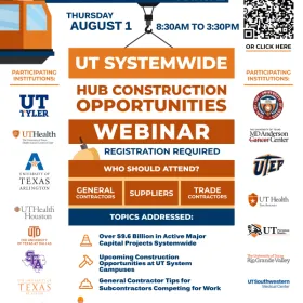 UT Systemwide HUB Construction Opportunities Webinar