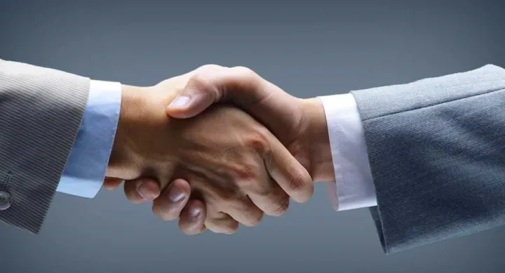 handshake banner